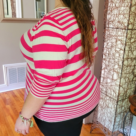 Lane Bryant Pink Lightweight Sweater Size 26/28 - Picture 5 of 11